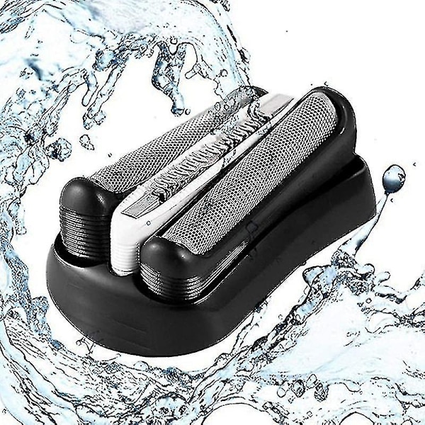 2 stk 32b barbermaskindeler for Braun Series 3, erstatningsfolie og kutter