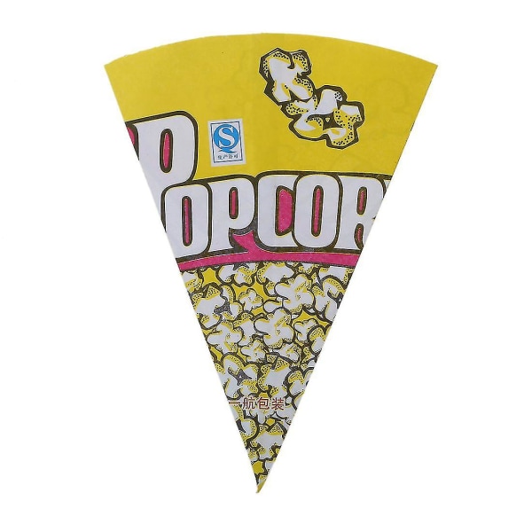 100x Popcornpåsar Papperspåsar Mandlar Popcorn S