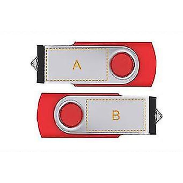 Usb Flash Drive Usb 2.0 Thumb Drives Bulk Fargerike USB Memory Stick (tilfeldig farge)