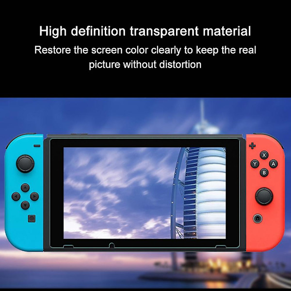 Härdat Glasskydd för Nintendo Switch 2-pack - Klar