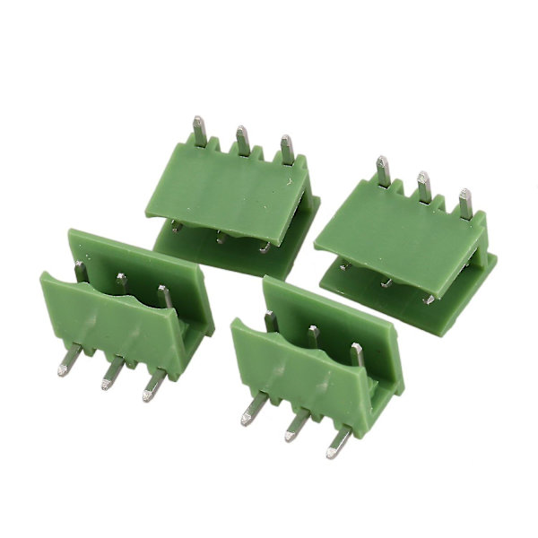 20 st 5,08 mm 3-vägs skruvplint för kretskort för 14-22 AWG-tråd