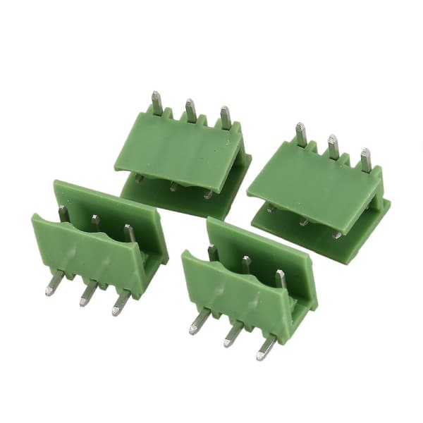 20 stk. 5,08 mm 3-vejs PCB-monteringsskrueterminalblok til 14-22