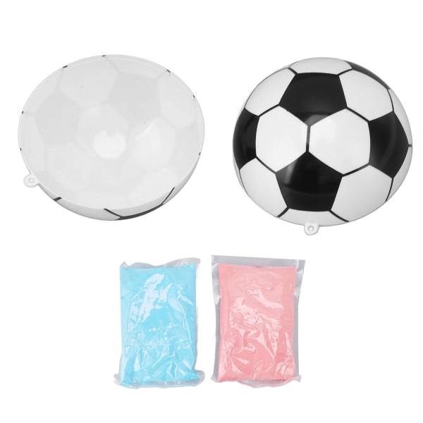 Køn afslørende fodbold med blå pink pulver Baby dreng pige brusebad køn afsløre fodbold