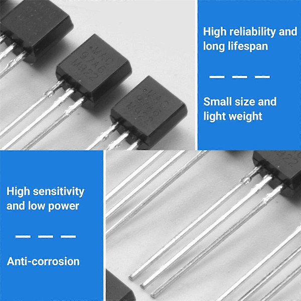 15 kpl MAC97A6 97A6 Kaksisuuntaiset Triac-tyristorit 600V 1A