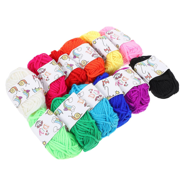 2 påsar Bulk Craft Supplies Virkgarn Chunky Yarn Crocheti