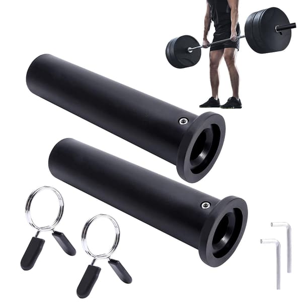 2 stk Hantel Adapter Sleeve Konverterer 1 tommer Til 2 tommer Holdbart Treningsutstyr Tilbehør