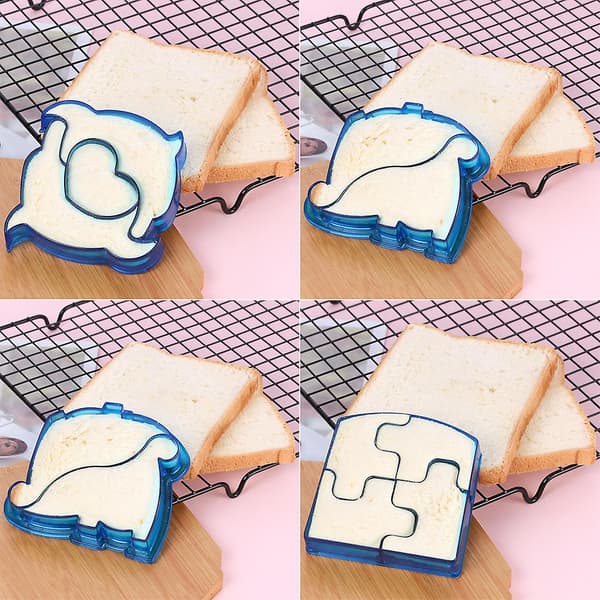 3 stk./sæt dyreformet brødstempling forme toastforme køkken