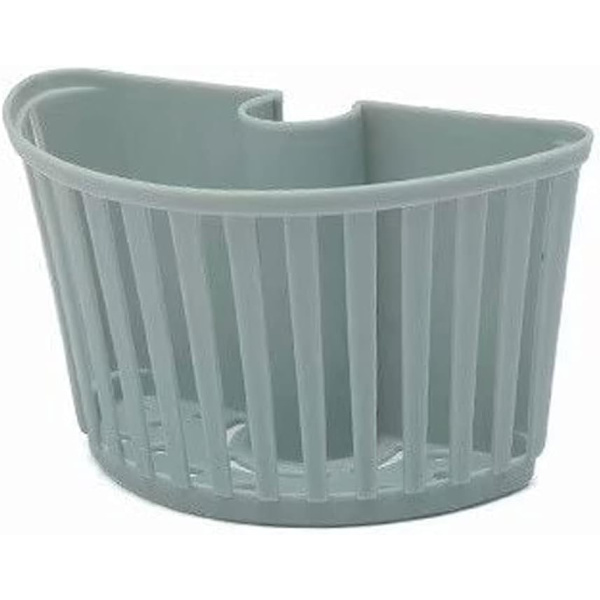 Opbevaringskurv. Vasksi til vask, plastik hængekurv, hylder, kurv, tud light blue