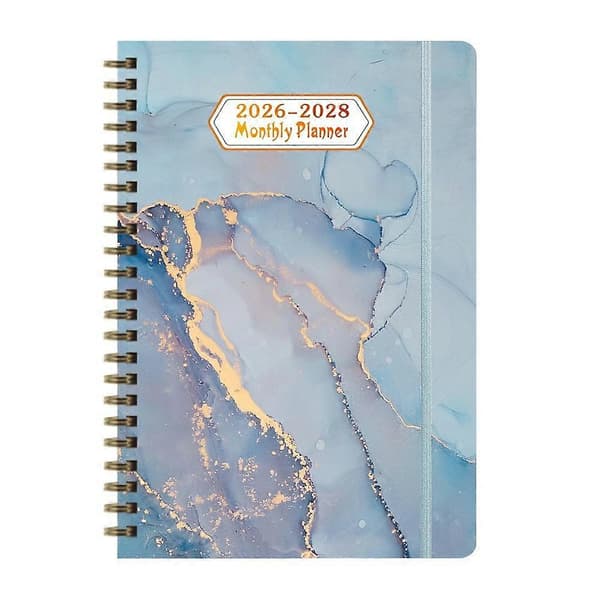A5 Daglig Planner 2026-2028 Ugentlig Kalender Planner Skema Notesbog B