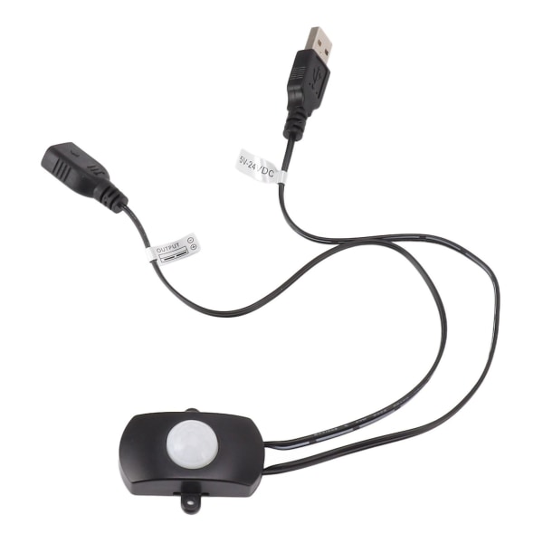 Rörelseaktiverad sensor Pir-sensor USB Smart rörelsedetektor-omkopplare för LED Strip-ljus DC 5v till 24v