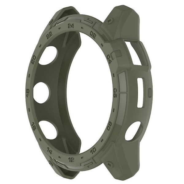 Tpu-kuori Garmin Fenix 7x 6x 5x Tactix 7 6x Pro Fenix 7 6 5 Enduro 2 - Pehmeä läpinäkyvä silikoni green