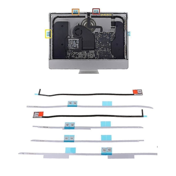 LCD-skjerm Limstripe LCD Limtape Reparasjonssett for iMac 27\" A1419