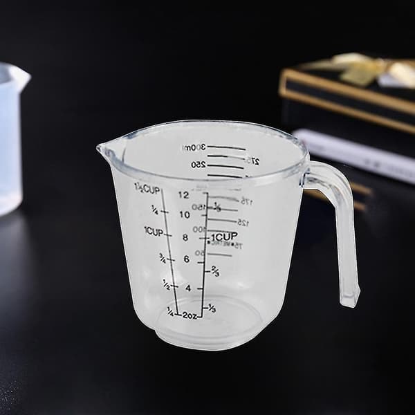 300 ml Mätcylinder i Plast, Transparent, Graderad