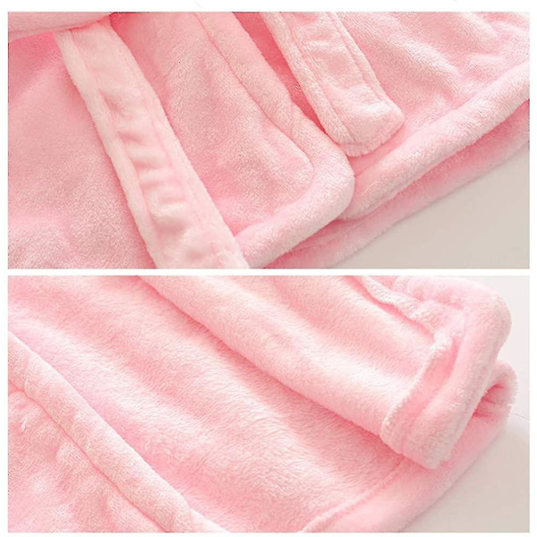Børne Pyjamas Kappe Badekåbe, Baby Toddler Drenge Piger Natkjole Flanel