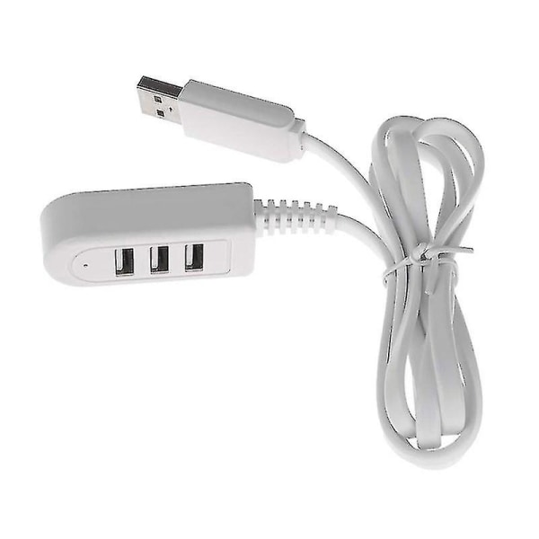 Høyhastighets 3-ports USB 2.0 Hub-utvidelse Splitter for Laptop PC-lading