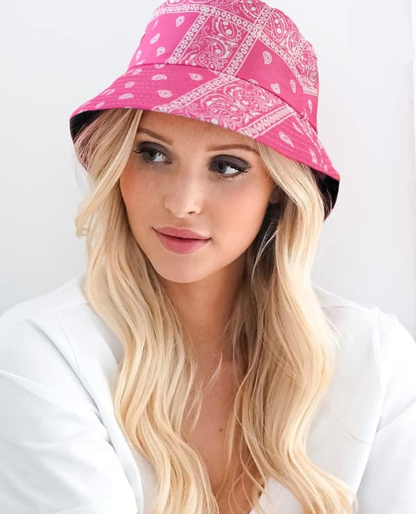 Micoop Dame Hør Linned Bomulds Solhat Reversible Spandhat w