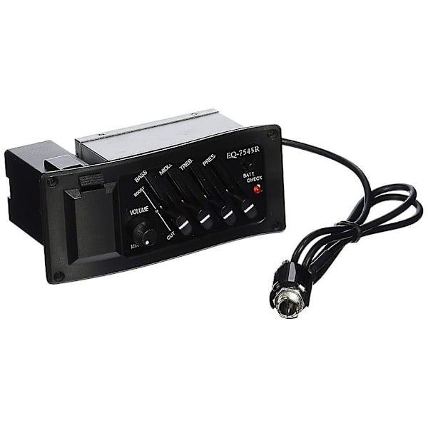 4-bands akustisk gitarr Eq förförstärkare Equalizer Professionell Eq 7545r