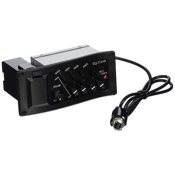 4 Bånds Akustisk Guitar Eq Preamp Equalizer Professionel Eq 7545r