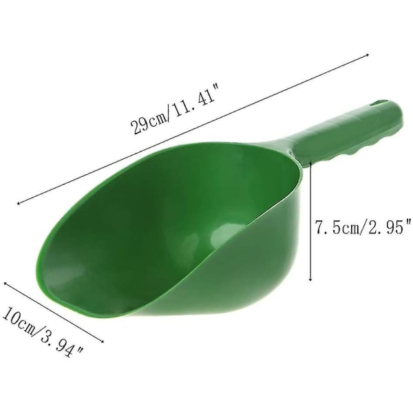 Hageskop Multifunksjon Plastspad Skje Gravedyrking - Grønt verktøy