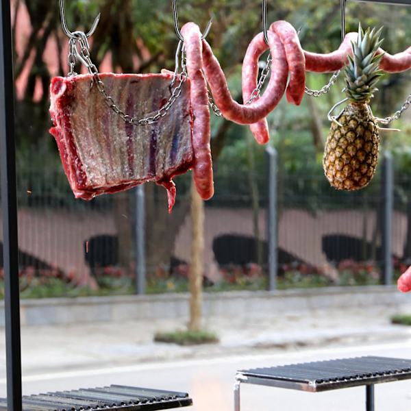 10 stk. Metal Kød Hængere Kød Krog Slagtere Bacon Kroge Kød Hængende Kroge Grill Krog S Hængende Kroge Kød