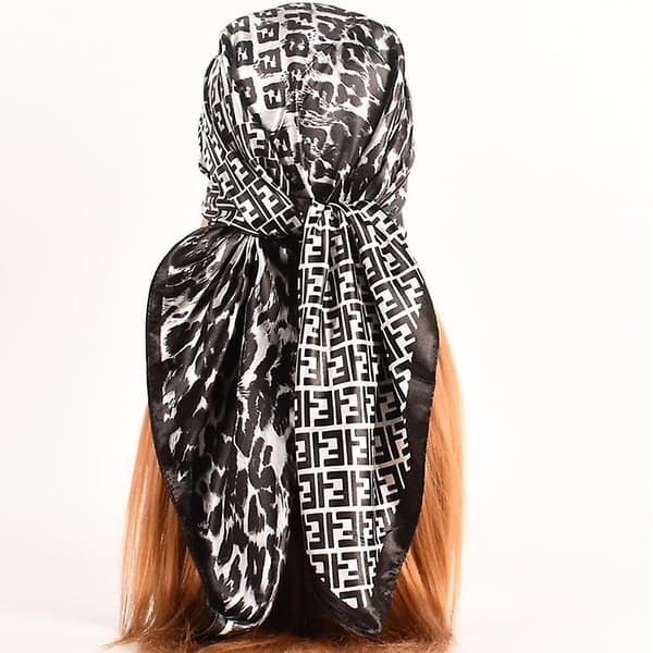 Vintage Bandana til kvinder i sort