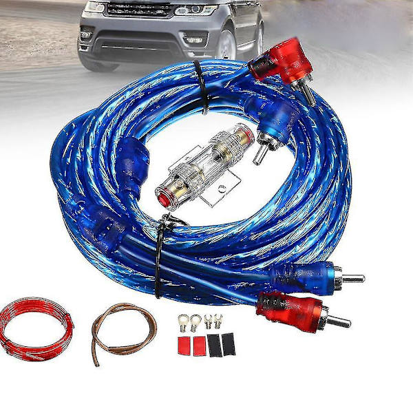 60 ampeerin sulakepidike 8ga virtakaapeli Subwoofer-kaiutin Autoäänijohto Johdotusvahvistimen asennus Wi