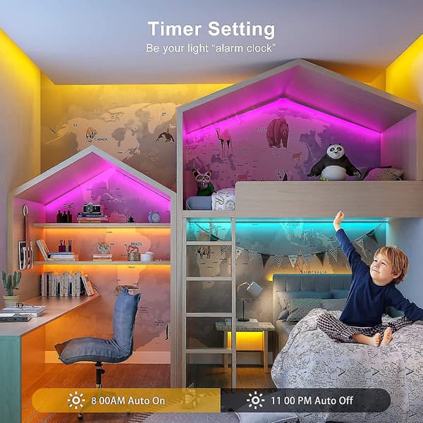 Led-remsor 20m, Rgb-led-remsor för sovrum, Musi
