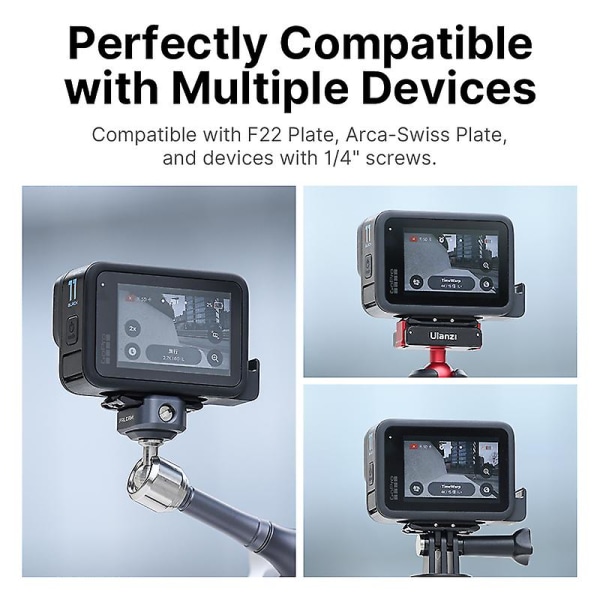 Ulanzi Falcam 3 i 1 Magnetisk Adapter Base til Gopro Dji Act