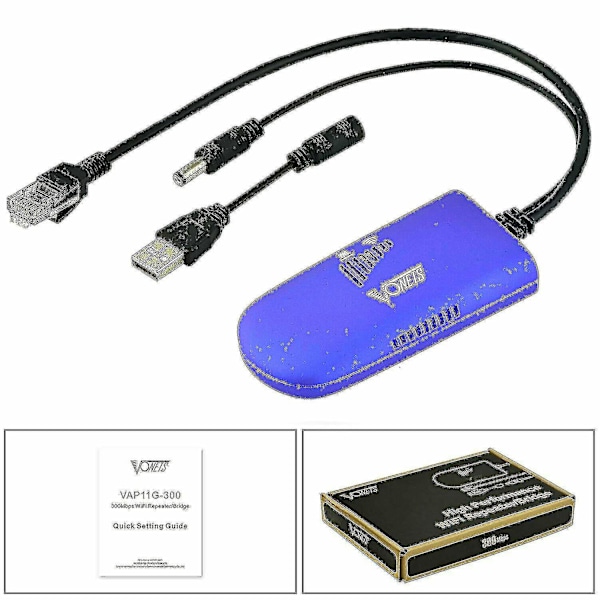 Vap11G-brygga Konvertera Rj45 Ethernet till Trådlös Wifi-adapter