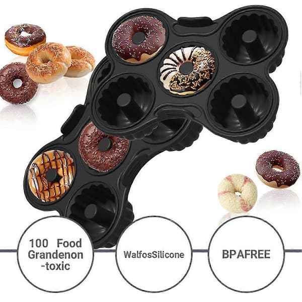 Airfryer Donut Silikone Bageform Donutform til AF400EU AF451EU SL400EU AF500DE og mange andre Airfryere