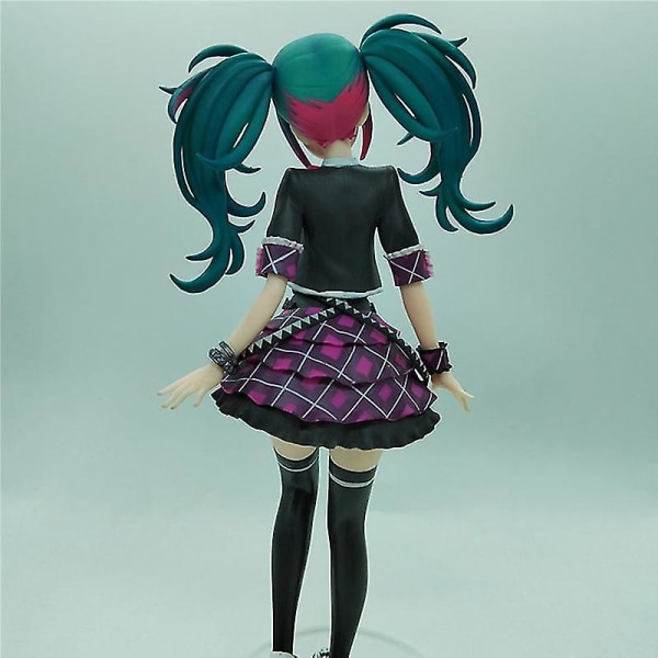 20cm Figur Aksi Anime Hatsune Miku Kawaii Girls Furyu Warna-warni Model Dunia Pvc Dapat Dikoleksi Hadiah Ornamen Dekorasi Mainan