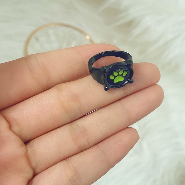 Cat Rings Cosplay Cat Black Ring Anime Cat Claw Ring Finger Ring Cosplay Props