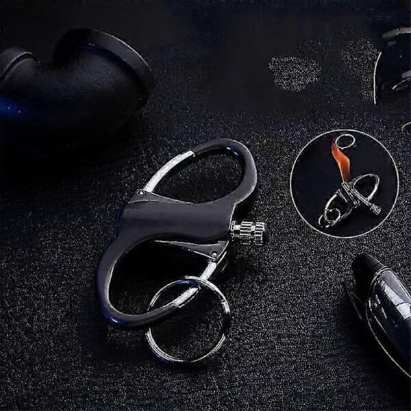 Infinity permanent tændingslighter med nøglering, den evige lighter, guld nødbrandstarter-sæt