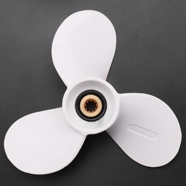 7 1/2x7 Propeller til Yamaha 4hp 5hp 6hp med 9 Tands Aksel i Aluminium