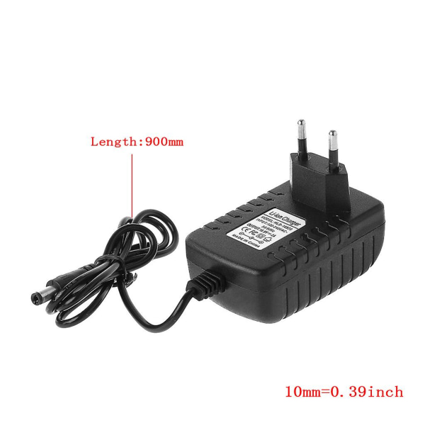 16,8v 2a AC-laddare för 18650 litiumbatteri 14,4v 4-serie litiumbatteri
