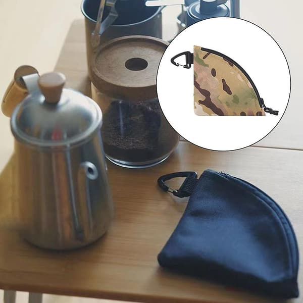 Kaffe Filterpapir Oppbevaringspose Med Henge Spenne Vanntett