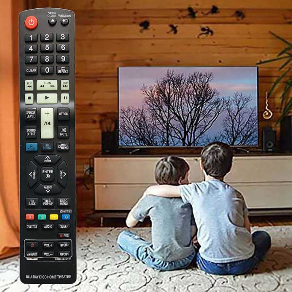 Akb73635401 Fjernbetjening Til Lg Blu-ray 3d Trådløs Kombination Hjemmebiograf Fjernbetjening Unive