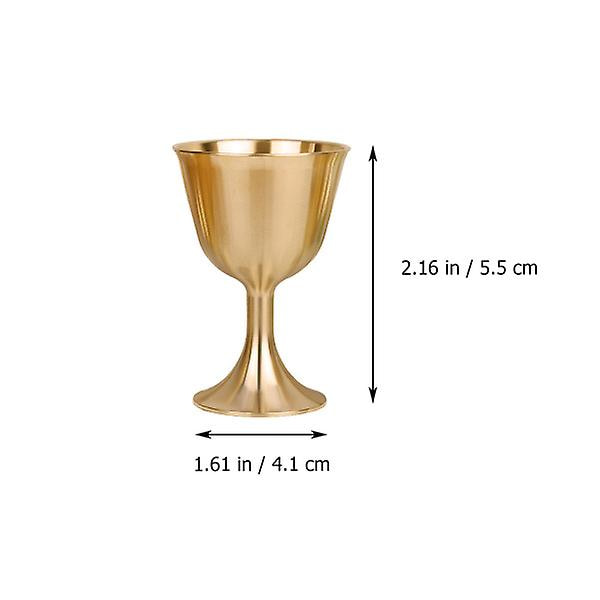 2 stk. Messing Bæger Kop Vin Bæger Messing Drikkeglas Drikkeglas Kopper