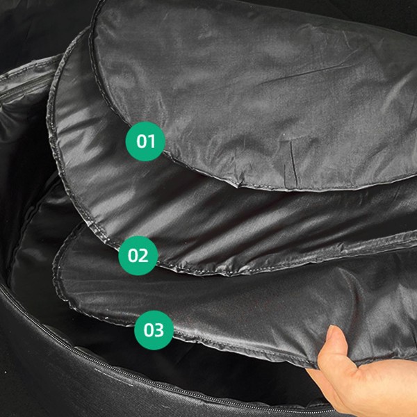 Cover Förvaring Bärväska Oxford-tyg Cap Wrap Fälgskydd Byte av väska för Tesla Model 3 Y