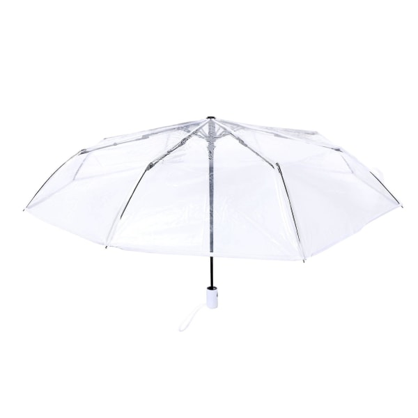 Transparent Umbrella Automatic Umbrella Rain Women Men Rain Auto Umbrella Compact Folding Windproof