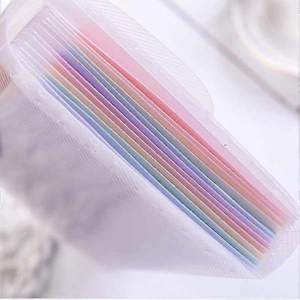 A6 Dokumentmappe Plastdokumentmappe Med 13 Utvidbare Lommer Bærbar
