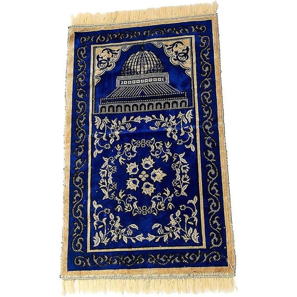 Mjukt ljus islamisk bönematta Elegant turkisk muslimsk matta Broderi Mjuk gobeläng Halkfri