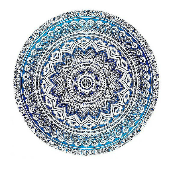 Mandala pyöreä seinävaate kesäranta piknik viltti matto Bohemia matot-koko