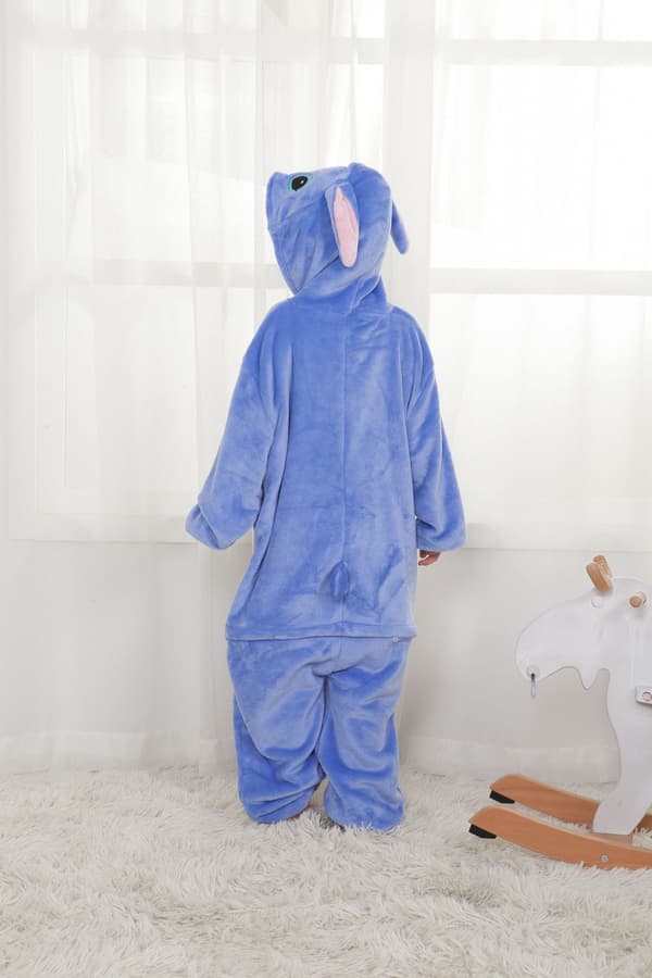 Barnpyjamas varma sovkläder djur-onesies julklapp 120 cm