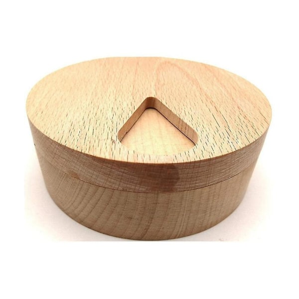 Weekly Wooden Pill Case Storage Box Solid Wood Pillbox Compartment Medicine Dispenser Splitters Or