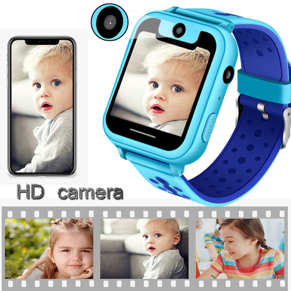 2g Gsm Kids Smart Watch Vattentät watch 1,54in Hd Watch med telefonsamtal Sos Alarm Kamera Kalkylator