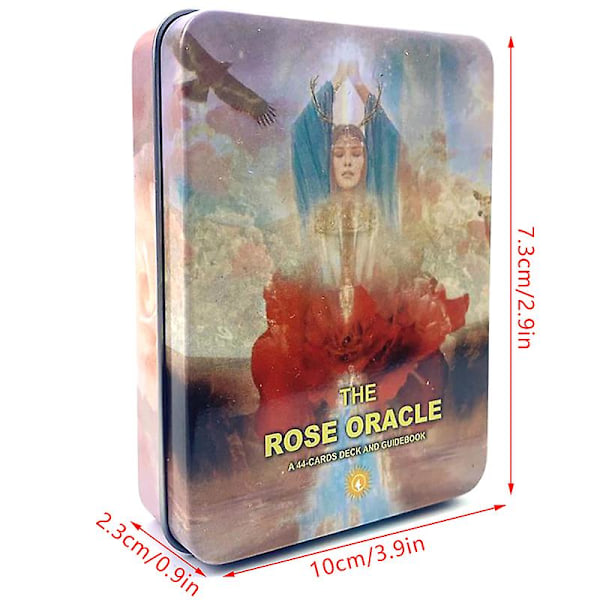 Jernboks The Rose Oracle Card Tarot Prophecy Divination Deck Party Game W/manual