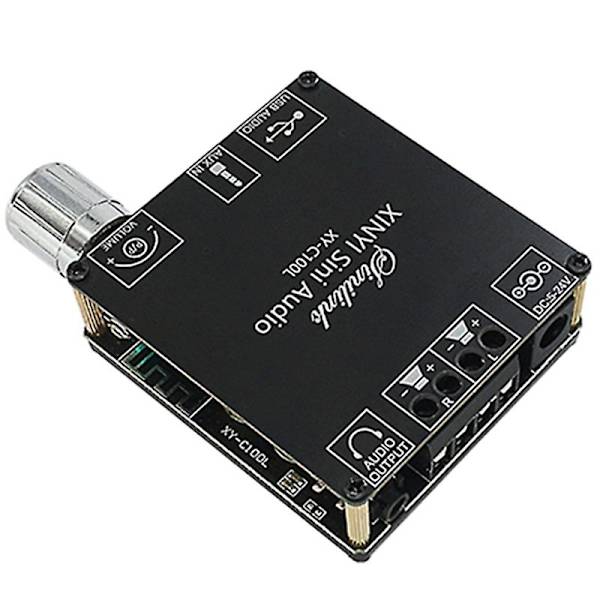 Xy-c100l Hifi 100wx2 Bluetooth 5.0 Høy Effekt Digital Stereo Forsterkerkort Aux Usb Amp Amplificad