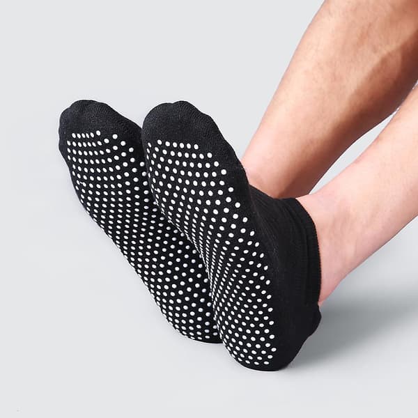 2 par yogasockar, yogapilates halkfria golvsockar
