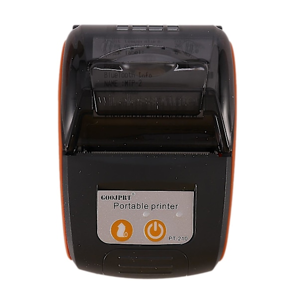 Pt210 58mm Bluetooth Termisk Skrivare Portabel Trådlös Kvittomaskin kompatibel med Windows Android Ios Eu